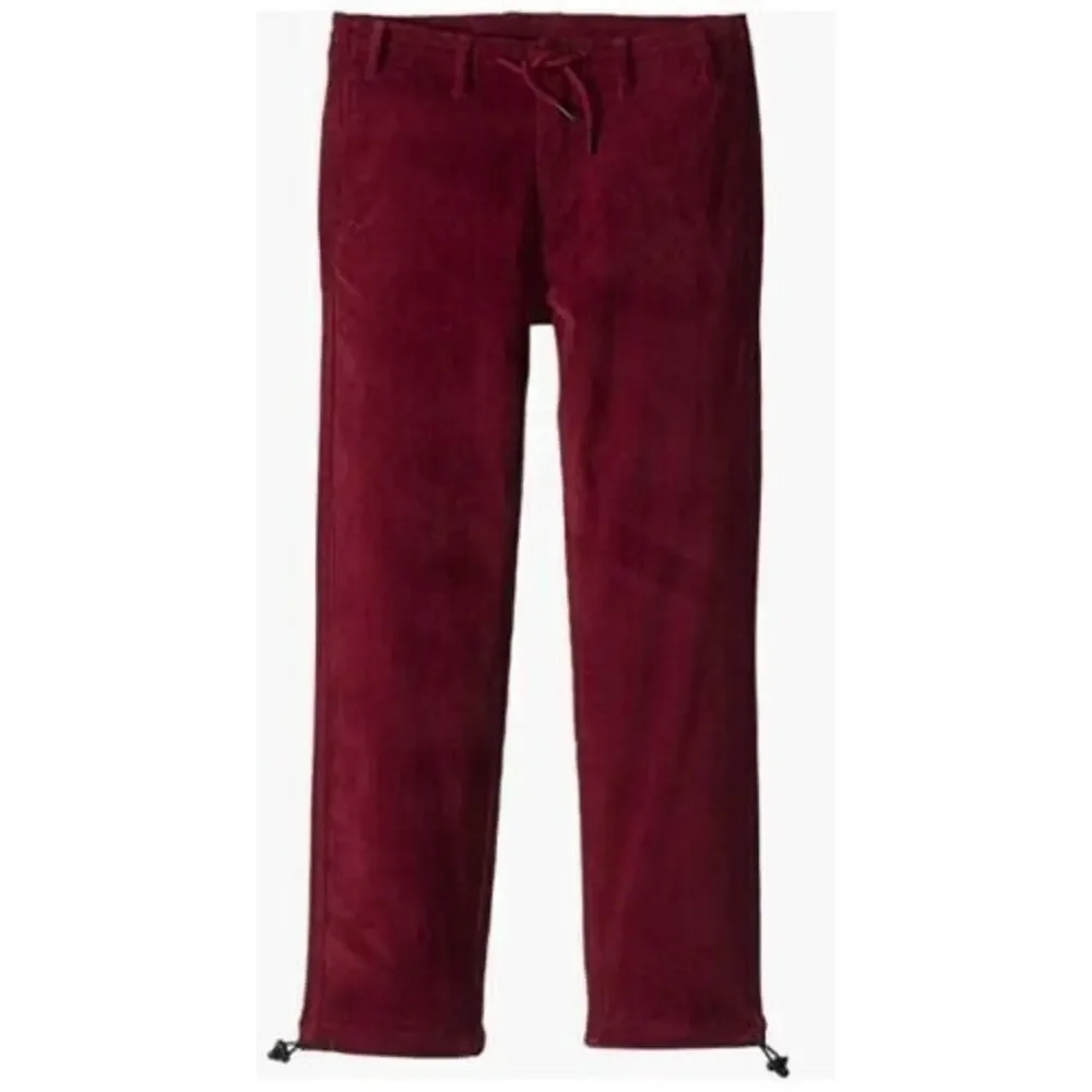 Superism Boys Micro Corduroy Relaxed Fit Cassius Pants‎ In Burgundy Size 10 $55